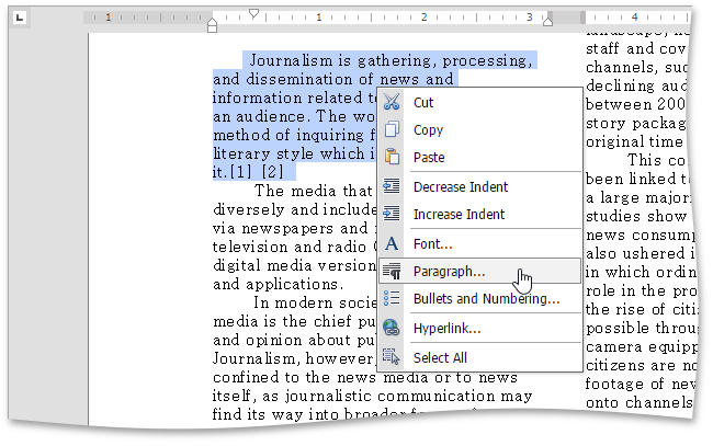 Format Paragraphs | EarthCape Documentation
