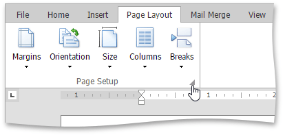EUD_ASPxRichEdit_PageLayout_PageSetupGroup