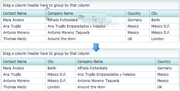 ReorderColumns