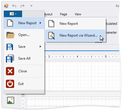 eurd-win-application-button-new-report-using-repor-wizard